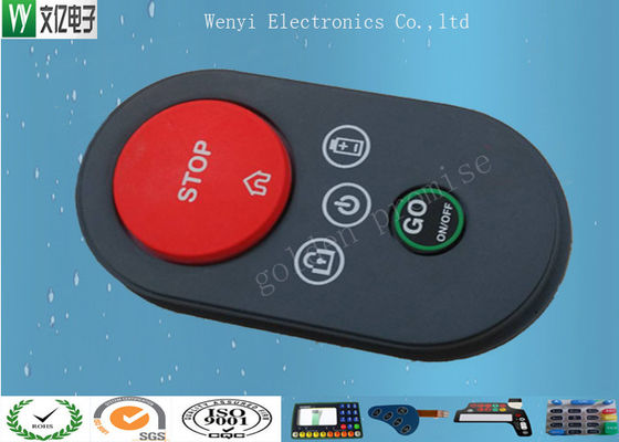 P + R مفتاح لوحة المفاتيح مطاط السيليكون 40 درجة