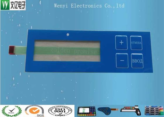 ضوء جانبي LED بإضاءة خلفية نقش مفتاح غشاء FPC مع Polydome